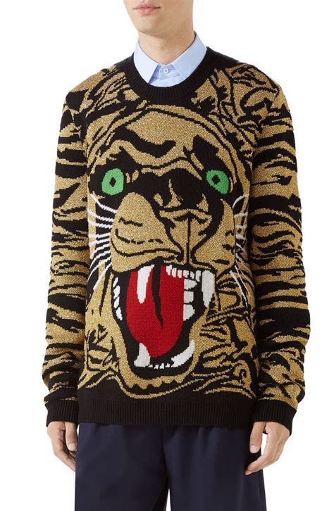 gucci tiger sweatpants|gucci tiger sweater women.